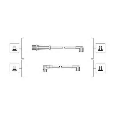 MAGNETI MARELLI 941319170090 -  Комплект проводов зажигания